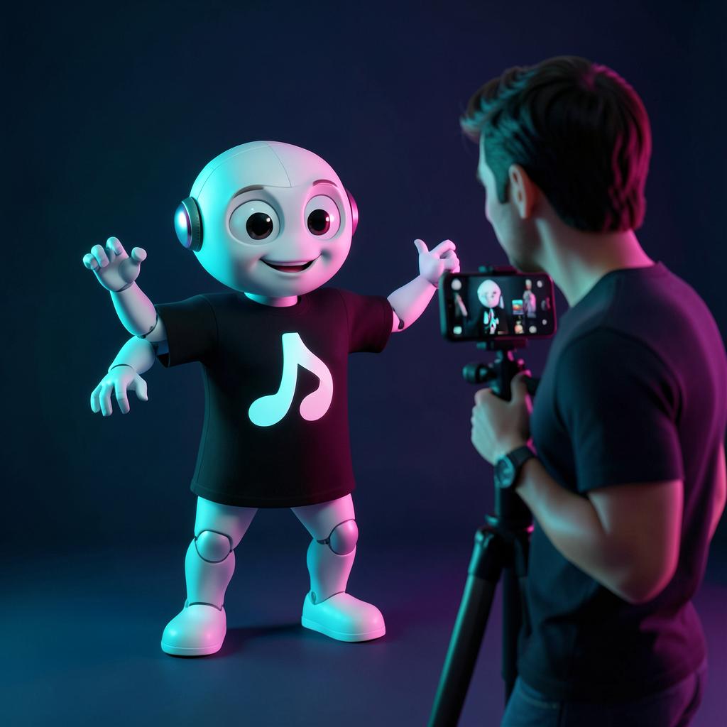 Personagem 3D representando Curso de TikTok Ads